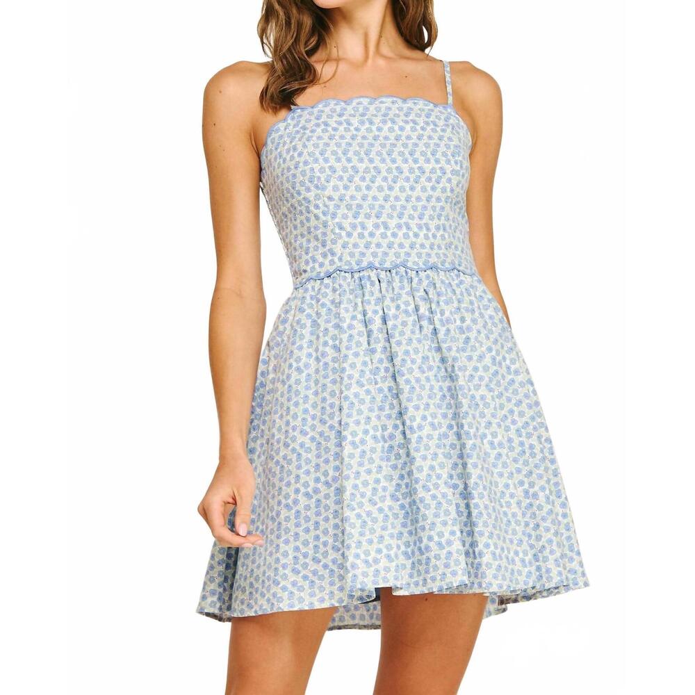 NEW STRUT & BOLT mary beth dress in light blue